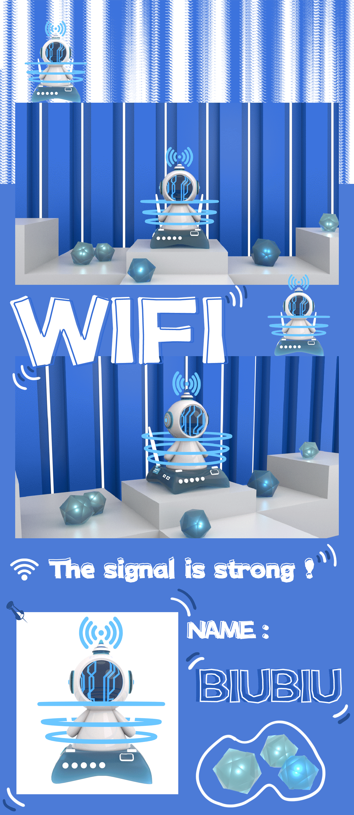 C4D小白的第一个IP《SOSO、BIUBIU 、HEHE》（图ZMzA5OTM0Mjky） - IP形象 - 站酷设计师CuteWeller原创素材 - 站酷ZCOOL