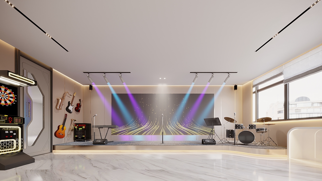 效果图|很好玩的办公室?