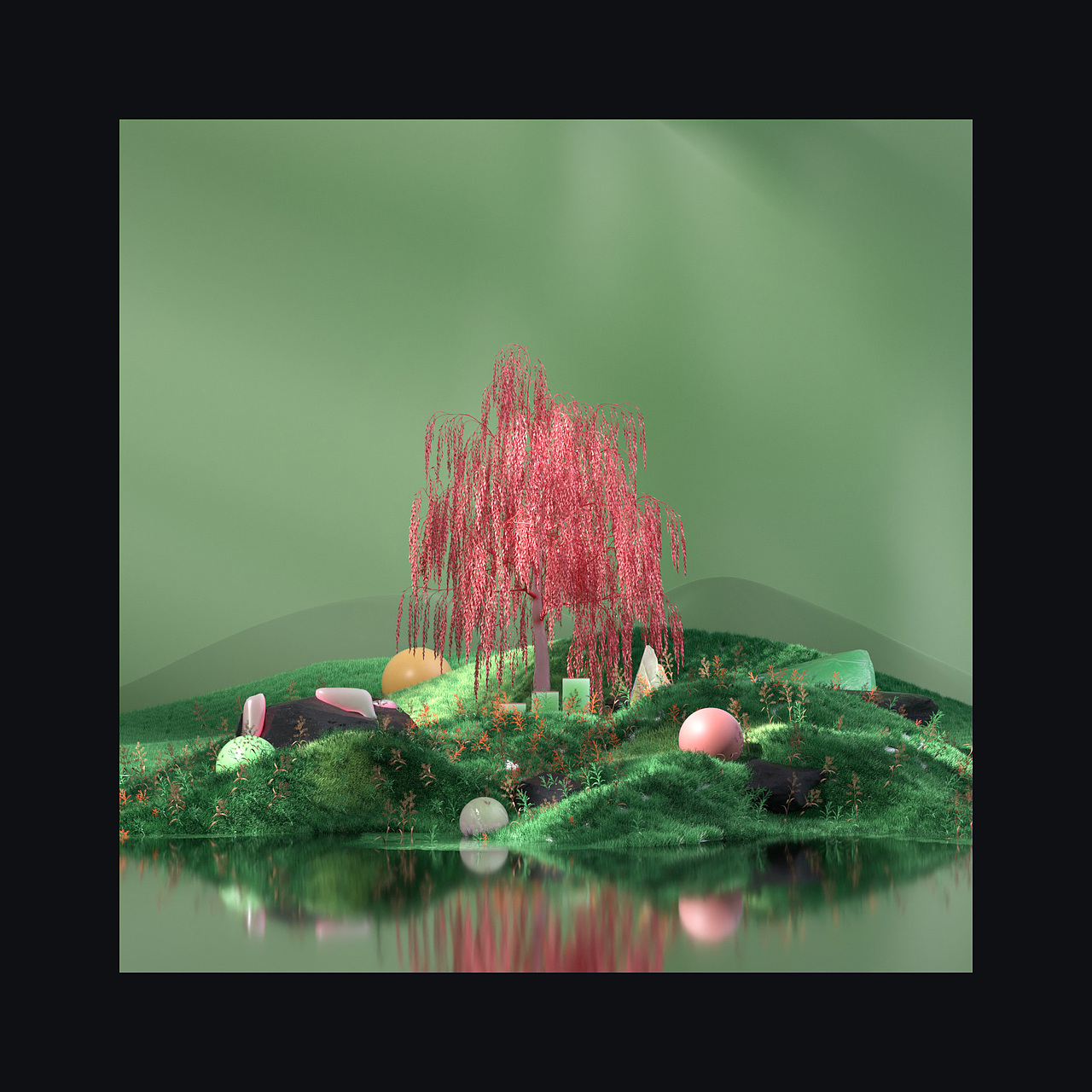 3-4月份三维（未来自然）（图ZMjk5OTI0OTgw） - 场景 - 站酷设计师小小爬原创素材 - 站酷ZCOOL