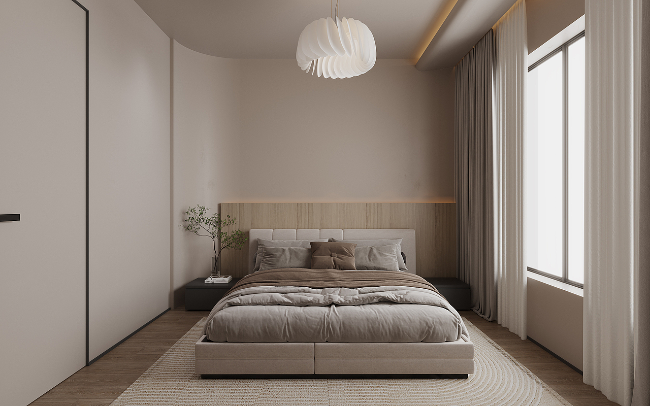 深色奶油极简（郑州-建业天筑）