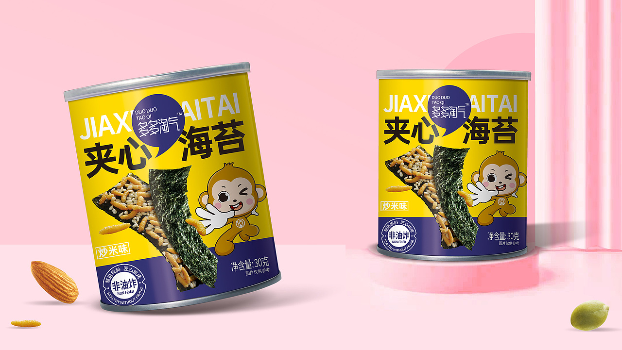 多多淘气- 夹心海苔（图ZMzYwMTUzNzgw） - 包装 - 站酷设计师张荣华原创素材 - 站酷ZCOOL
