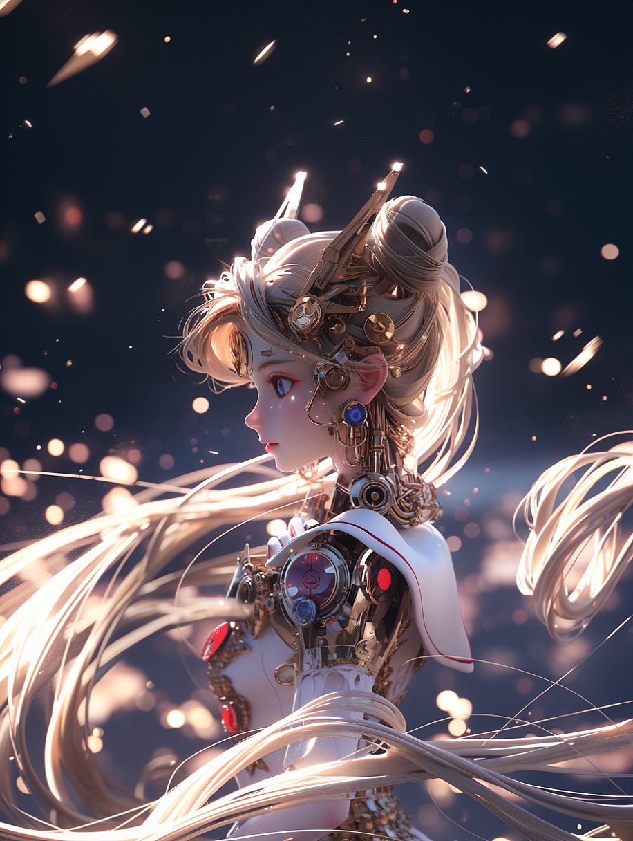 机械版美少女-童年的水冰月