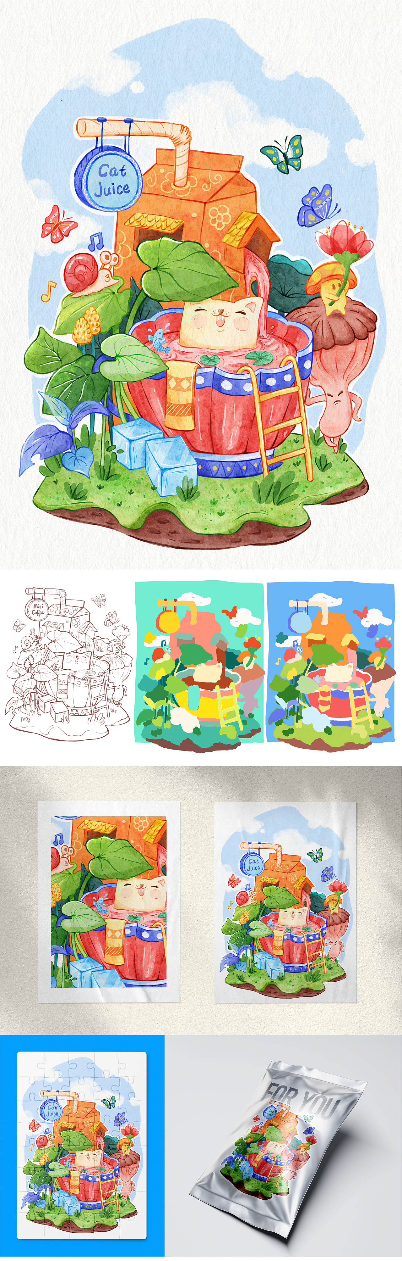 2023｜插画整理（图ZMzYyODU4NjI0） - 创作习作 - 站酷设计师麻吉桃桃原创素材 - 站酷ZCOOL