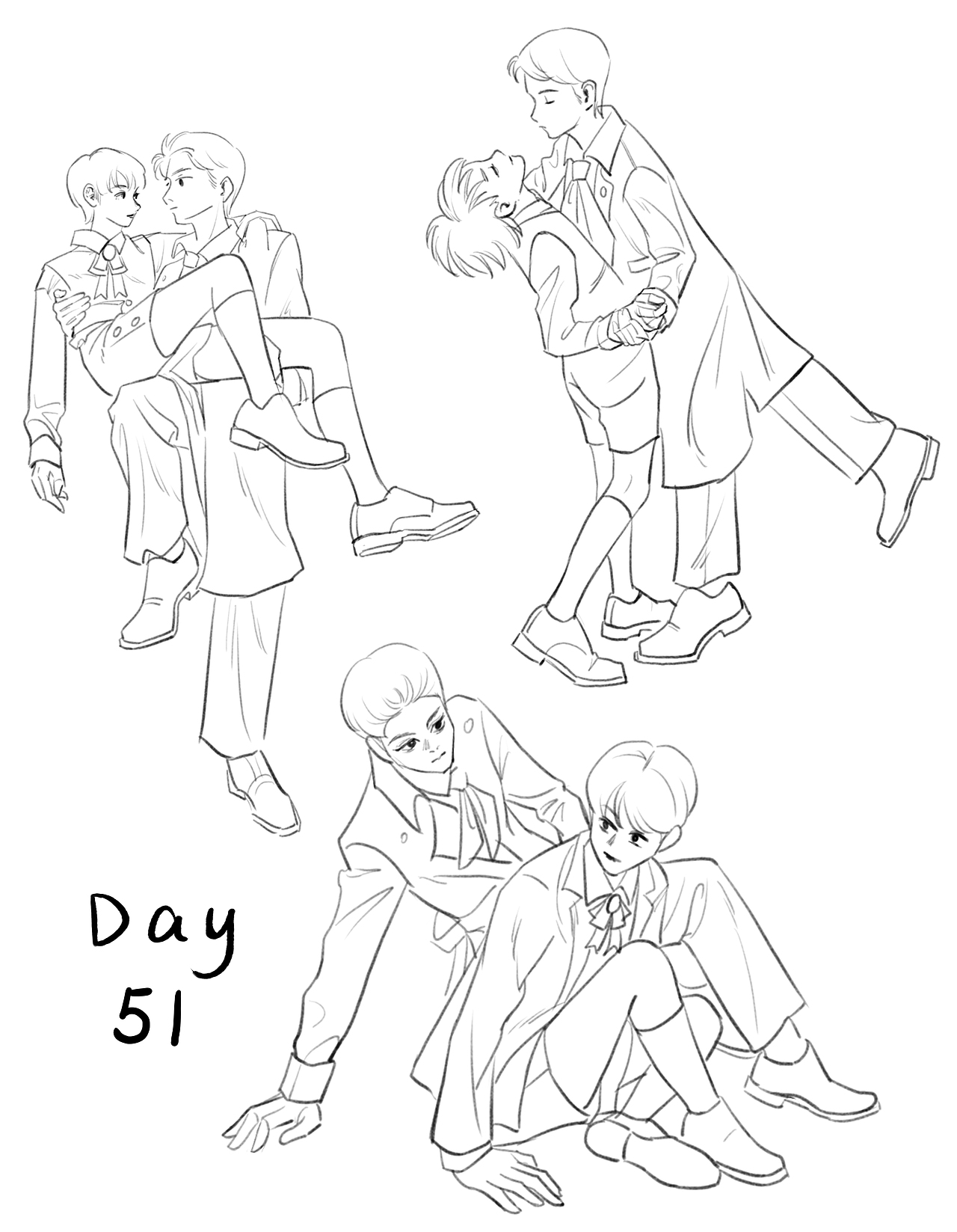 DAY51@速写班长#速写60天挑战赛（图ZMjk4MTEzNjI4） - 创作习作 - 站酷设计师罐罐U_U原创素材 - 站酷ZCOOL