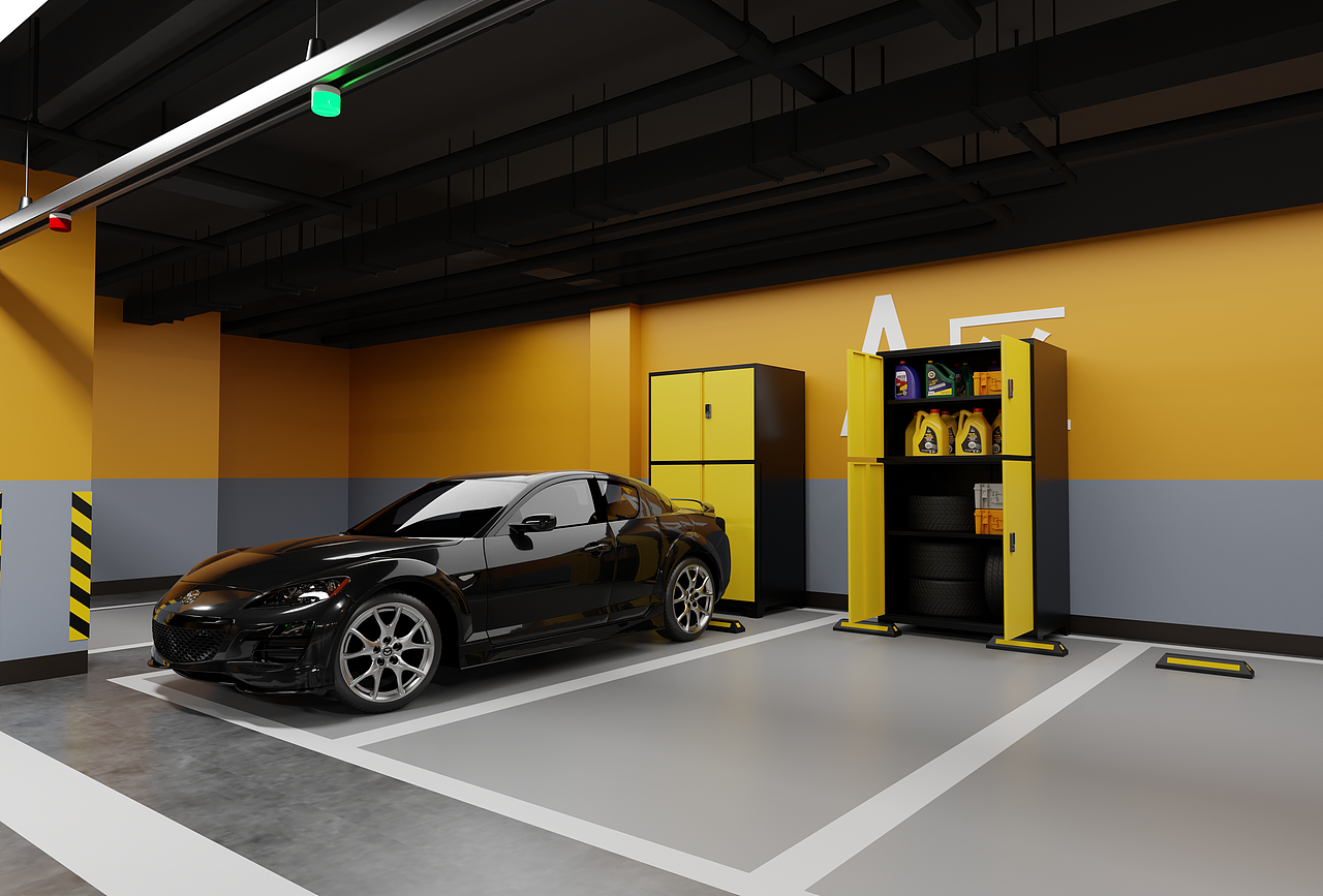 停车位储物柜-车位柜