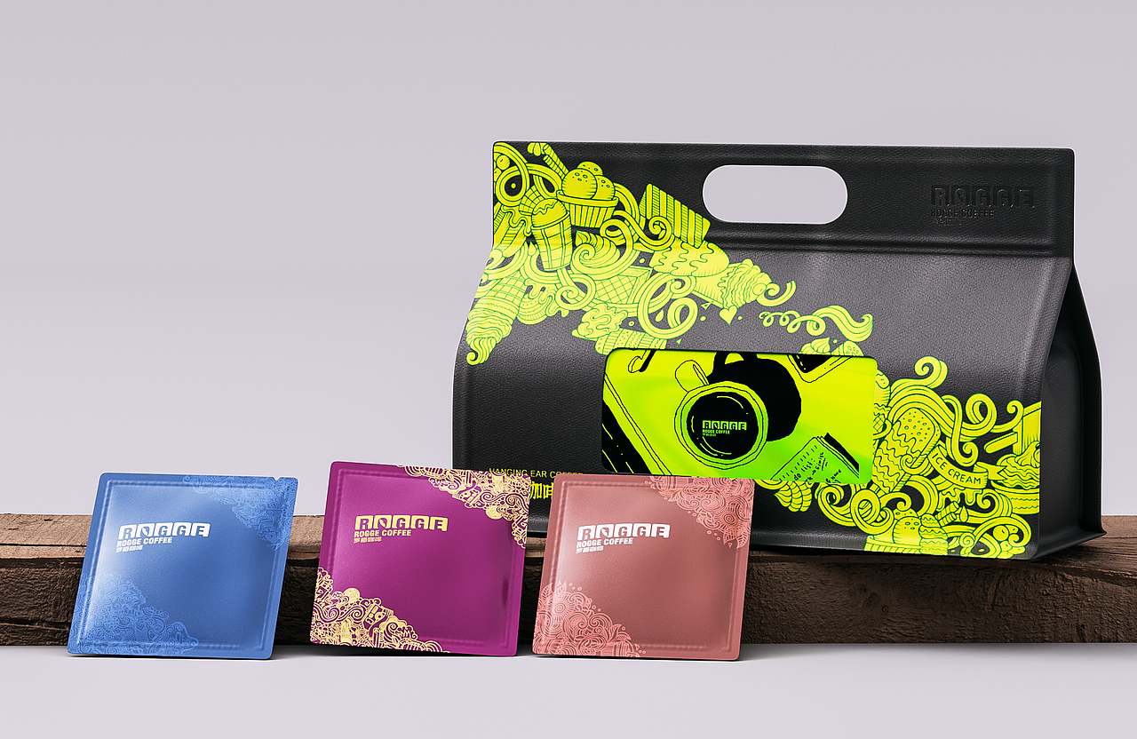 咖啡豆包装设计罗格咖啡