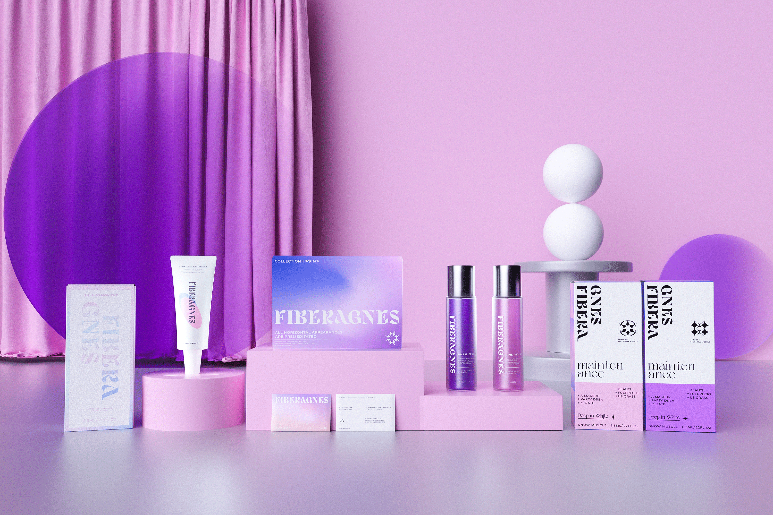 FIBERAGNES护肤品牌-品牌包装全案（图ZMzAyMzc3MDA4） - 品牌 - 站酷设计师池浅Shallow原创素材 - 站酷ZCOOL
