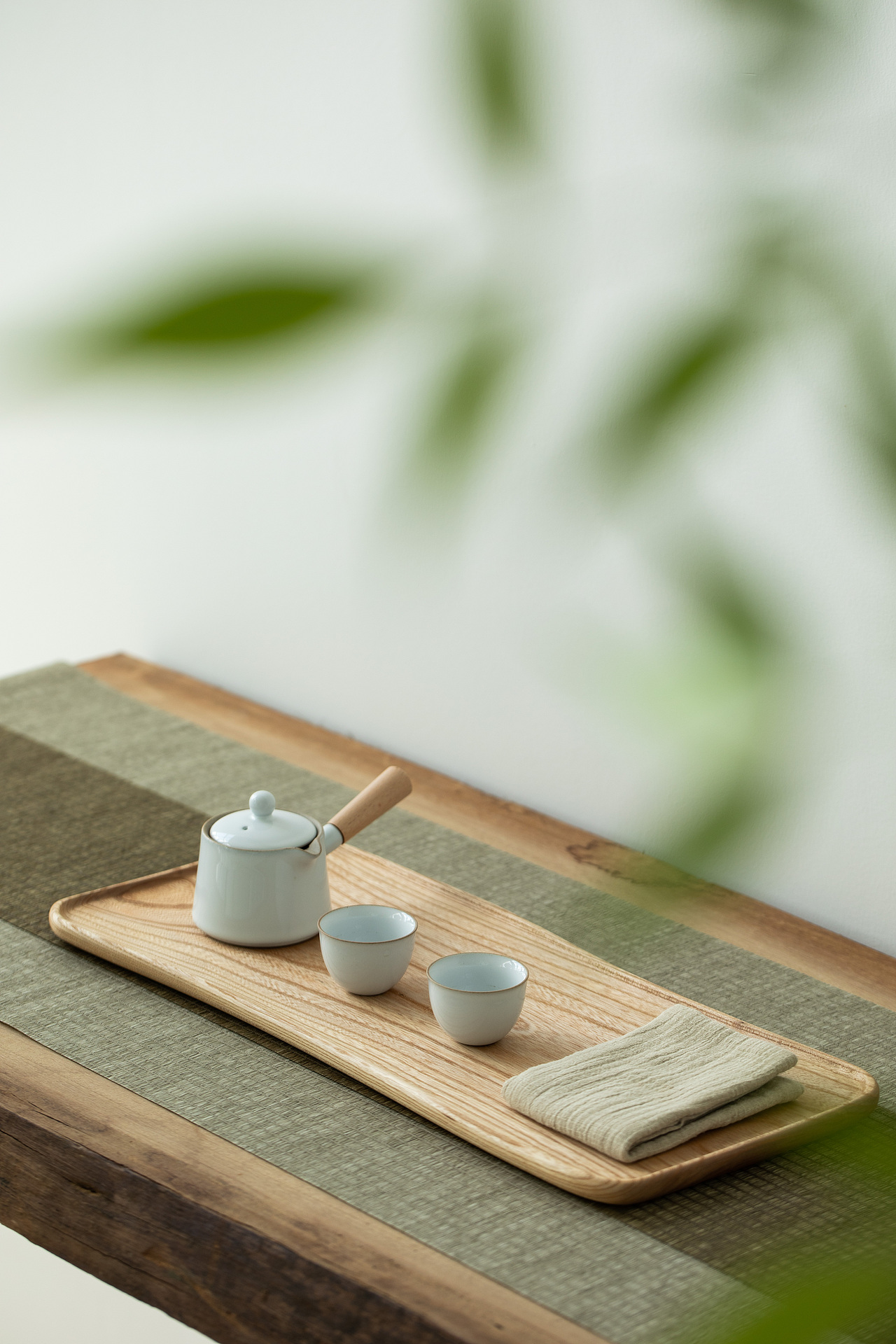 家居摄影-原木托盘拍摄