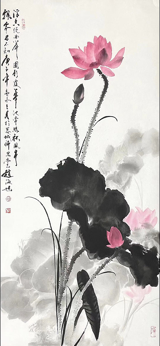 画家赵海旭，霍春阳入室弟子，海派花鸟画青年代表（图ZMzI0NjY2MTI0） - 绘画 - 站酷设计师易阁字画网张小克原创素材 - 站酷ZCOOL