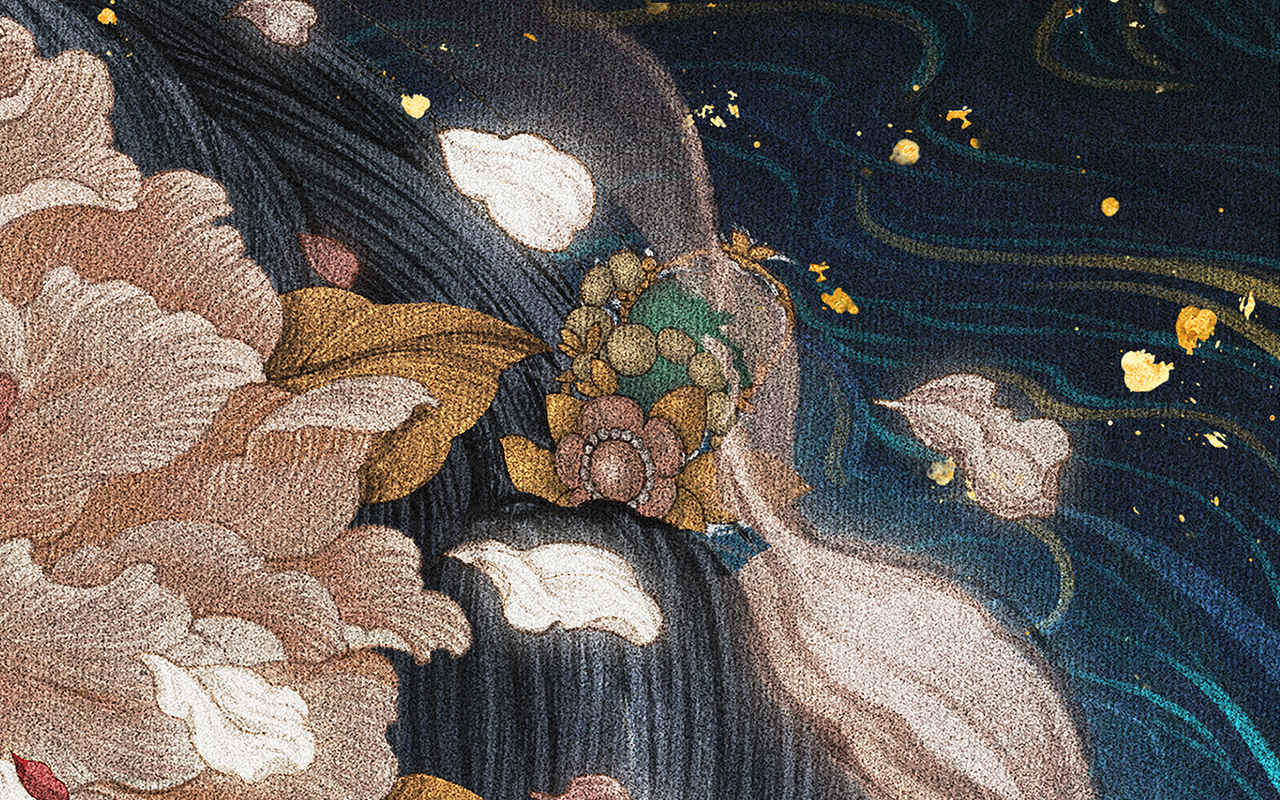 《奇花记》影视剧手绘海报