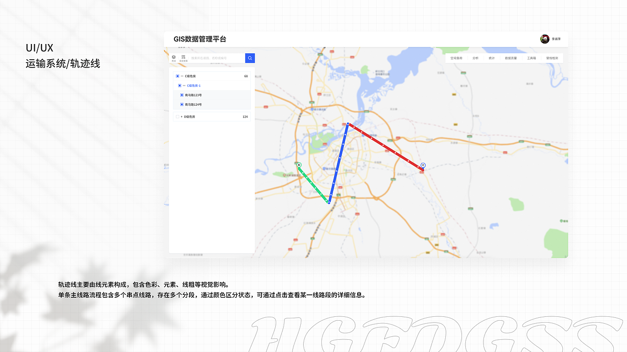 GIS数据运输管理平台