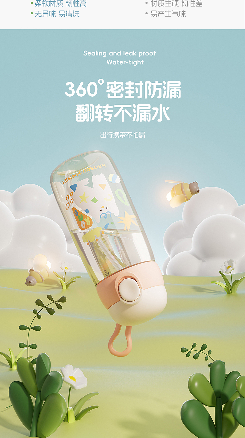 近期水杯详情渲染