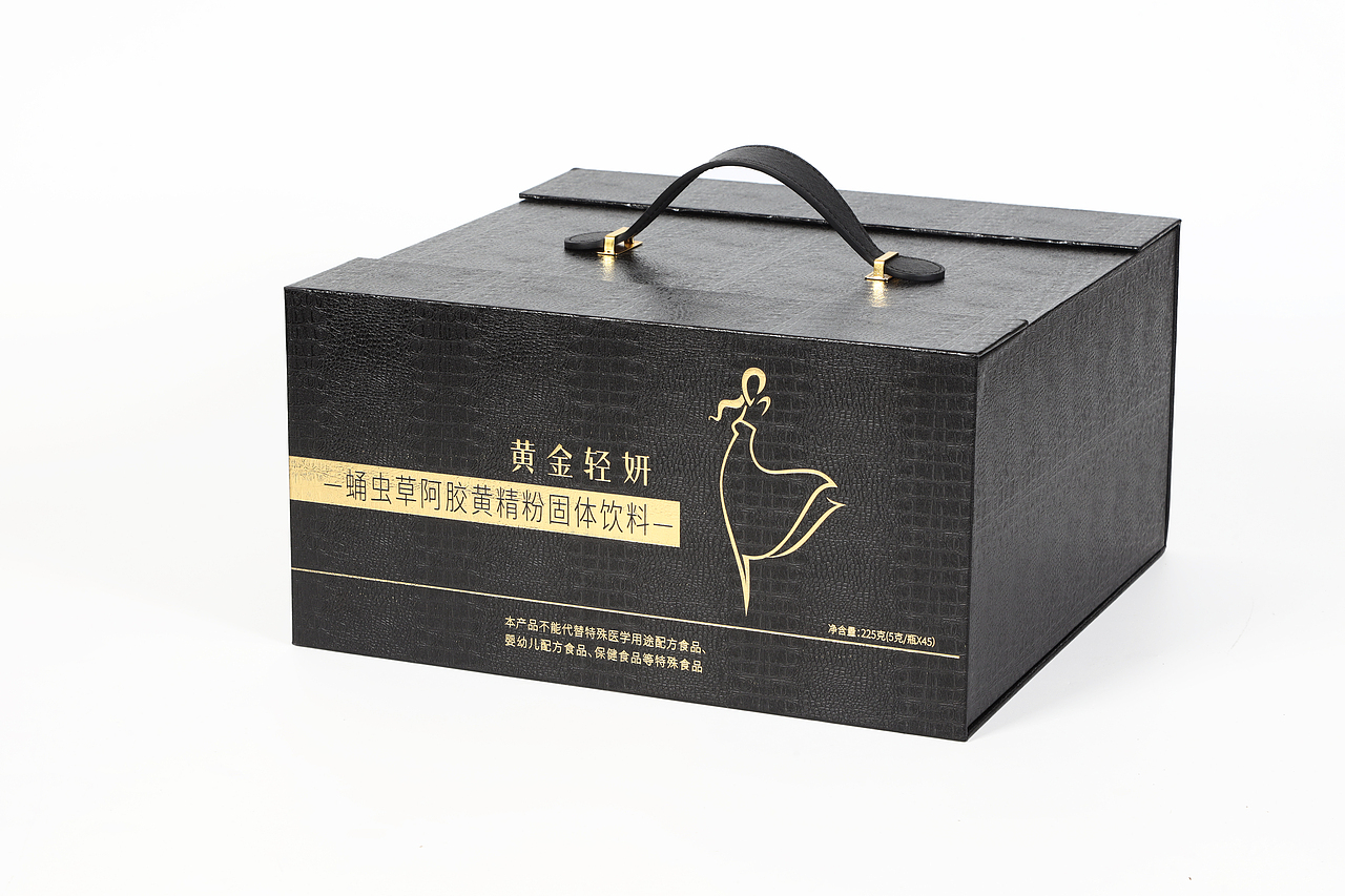 黄金轻妍-蛹虫草阿胶黄精粉（图ZMzQ0MDk5MTUy） - 包装 - 站酷设计师小笙啊原创素材 - 站酷ZCOOL
