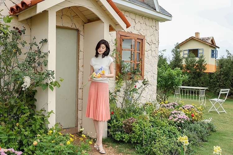 模特SUK拍摄 戈壁外景拍摄 初秋款拍摄