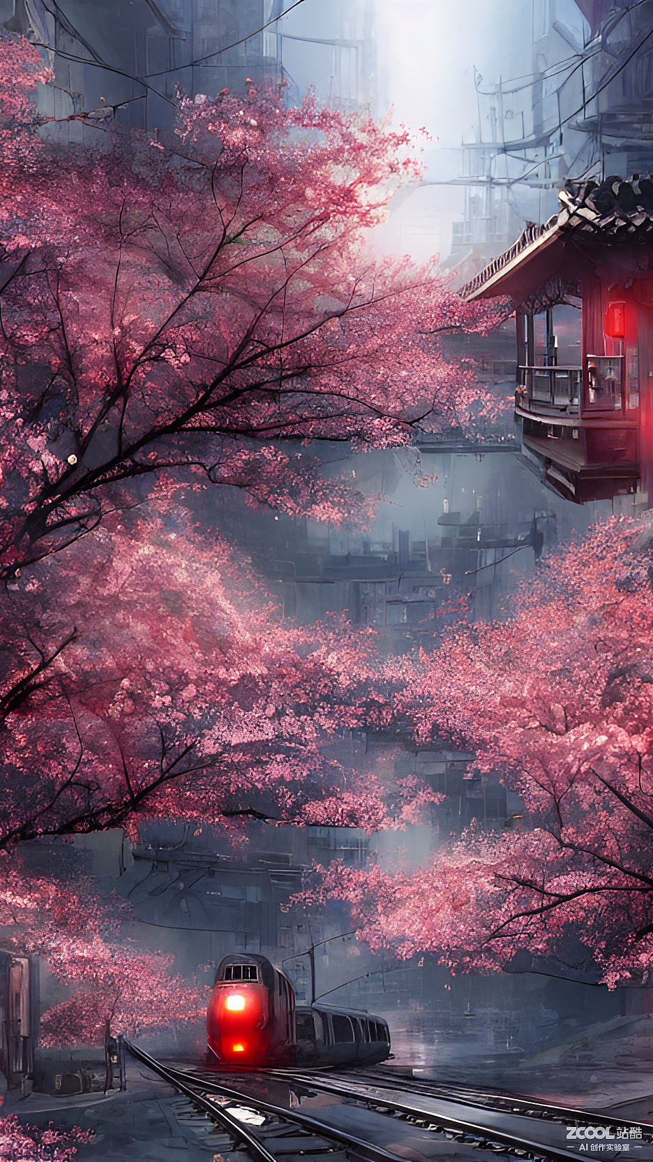 #AI创作实验室#玄幻赛博（图ZMzIwNTA1OTI4） - AI作品 - 站酷设计师黑色忧默原创素材 - 站酷ZCOOL