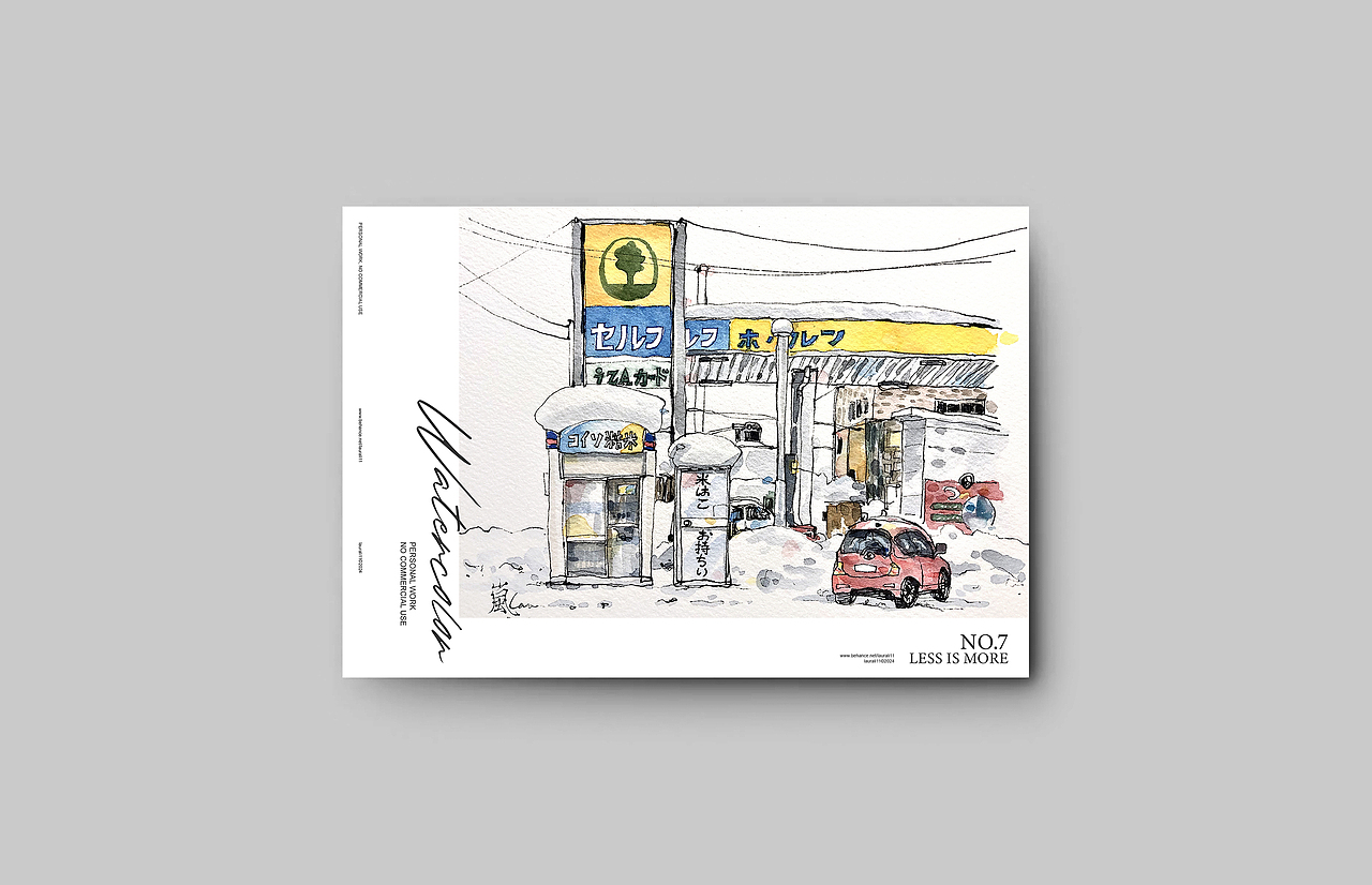 城市街景NO.9（圖ZMzYxMDk3MDEy） - 繪畫 - 站酷設(shè)計師嵐Lan_原創(chuàng)素材 - 站酷ZCOOL