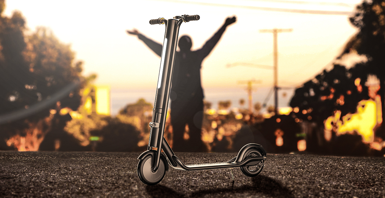 電動滑板車設計 ｜Design of electric scooter（圖ZMzU5ODU2NzA0） - 交通工具 - 站酷設計師REdesign工業(yè)設計原創(chuàng)素材 - 站酷ZCOOL