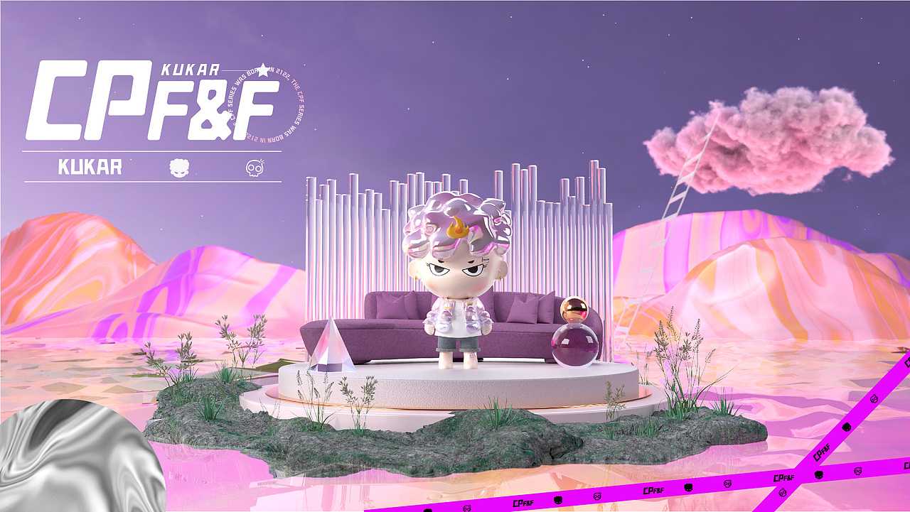 “CPF&F”系列原创ip潮玩设计