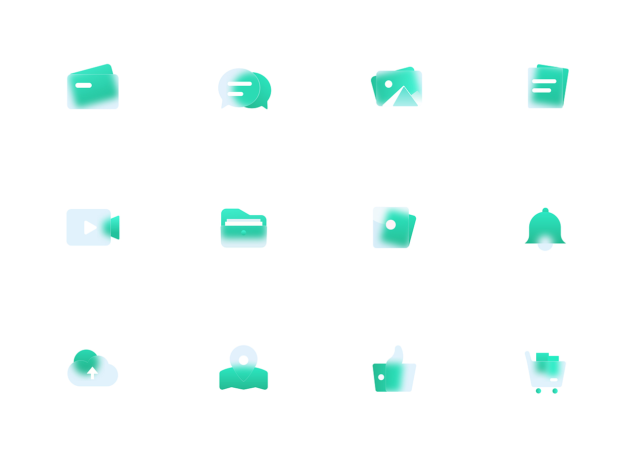 毛玻璃图标（图ZMzU1NzIxOTEy） - 图标 - 站酷设计师冬月Asher原创素材 - 站酷ZCOOL