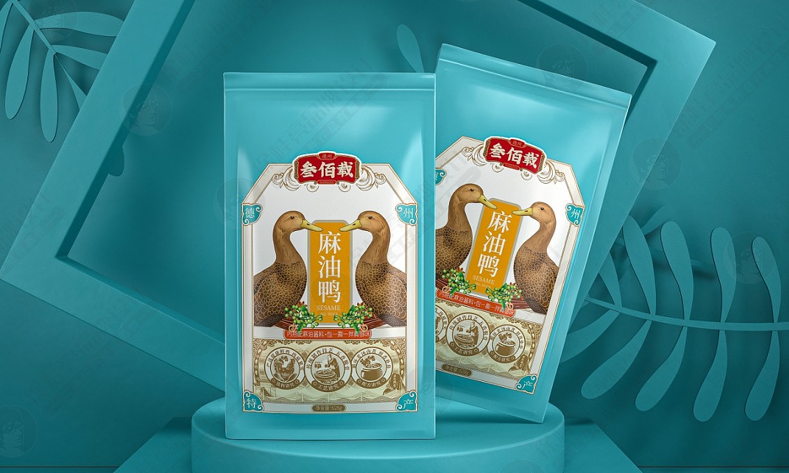 叁佰载德州五香扒鸡——徐桂亮品牌设计！（图ZMzAyMjc1Mzky） - 包装 - 站酷设计师徐桂亮品牌设计原创素材 - 站酷ZCOOL