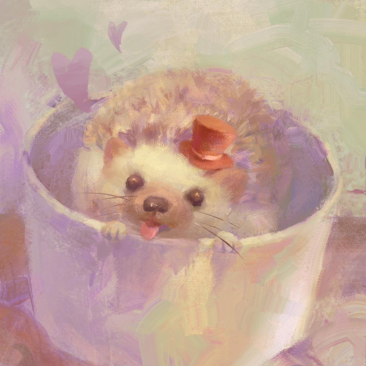 会吐舌头的刺猬🦔一枚～（图ZMzI4MjYwMjI4） - 创作习作 - 站酷设计师青梅酱原创素材 - 站酷ZCOOL