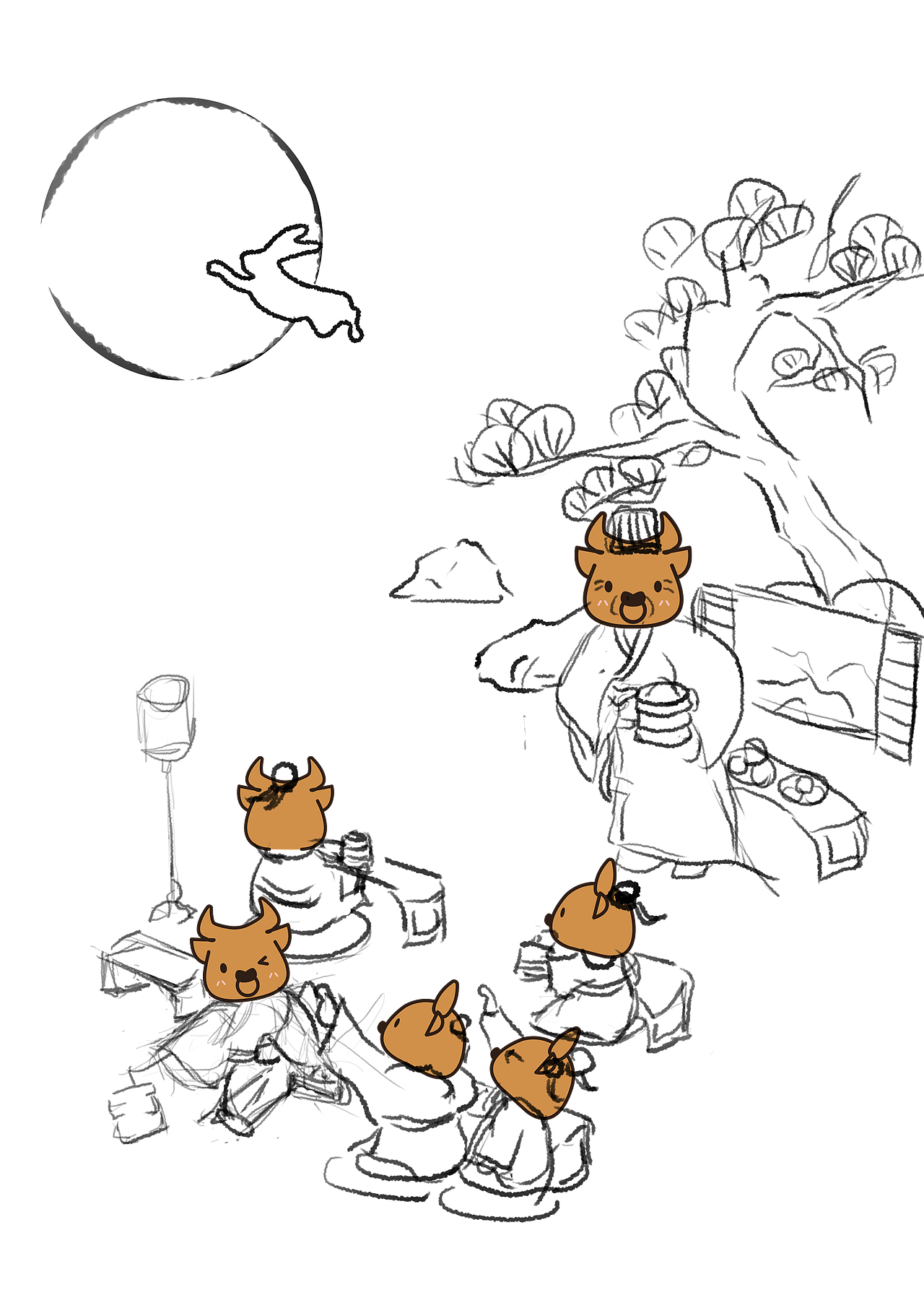 中秋节vs教师节