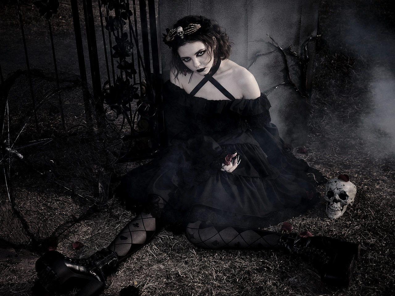 跨境电商拍摄|暗黑童话banner