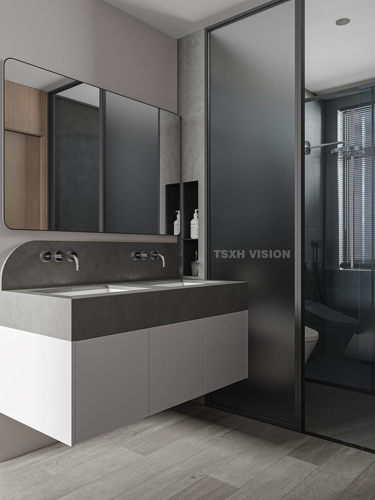 现代黑白灰客餐厅（图ZMzA3NzYyMDc2） - 家装设计 - 站酷设计师星河视觉原创素材 - 站酷ZCOOL