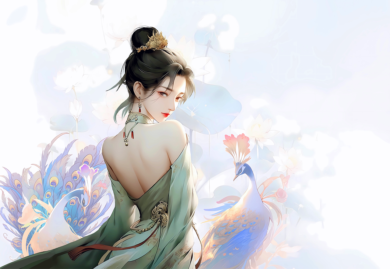 大宋归秀品牌合作插画