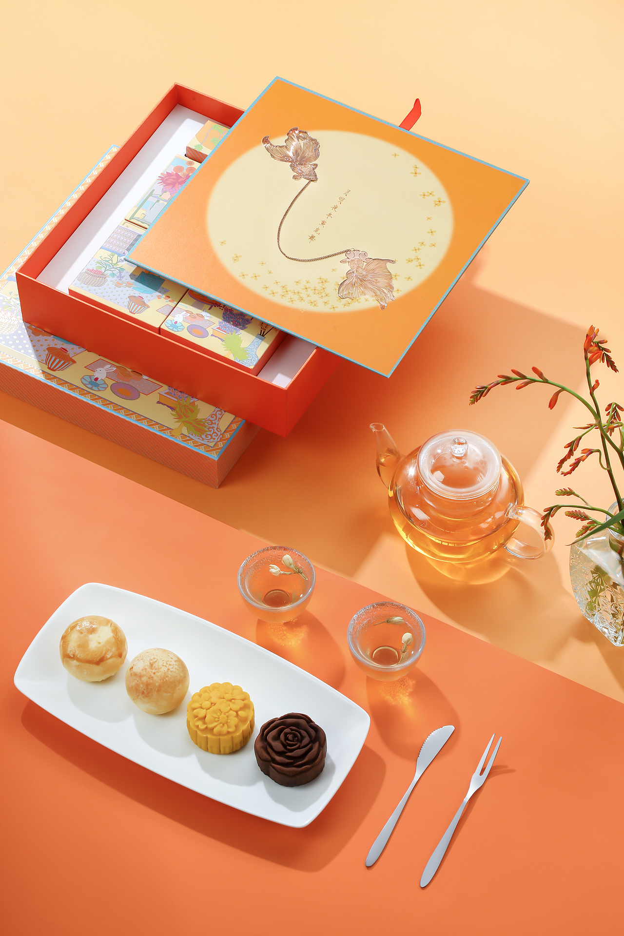 东方茶室-2022中秋礼盒（图ZMzA5MDcwMDY0） - 生活用品 - 站酷设计师手心里品牌原创素材 - 站酷ZCOOL