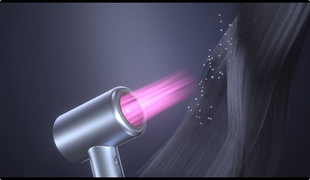 康夫K13吹风机CG动画