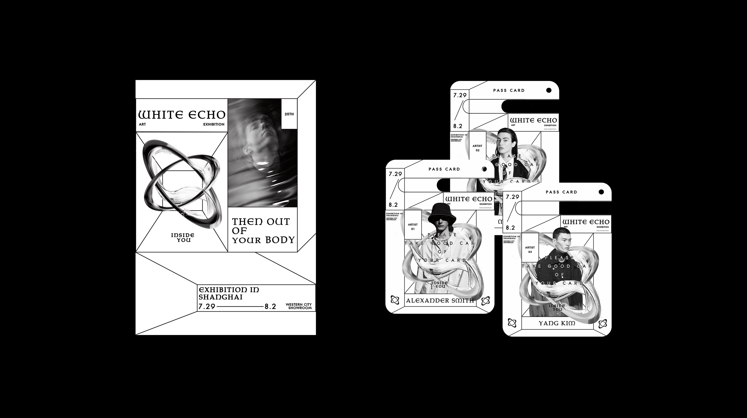 WHITE ECHO | 《白色回声》艺术展览主视觉