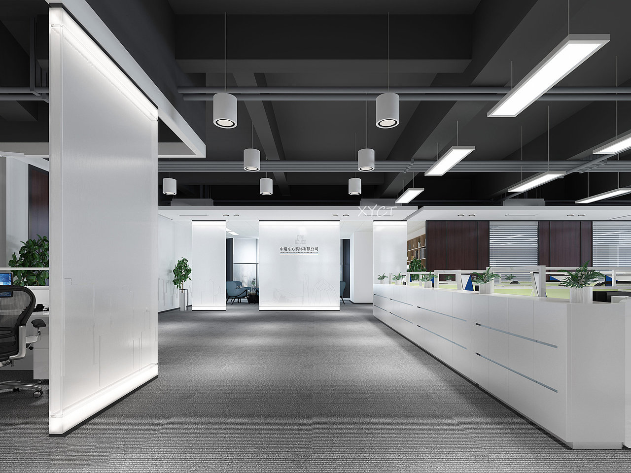 工装//办公室效果图