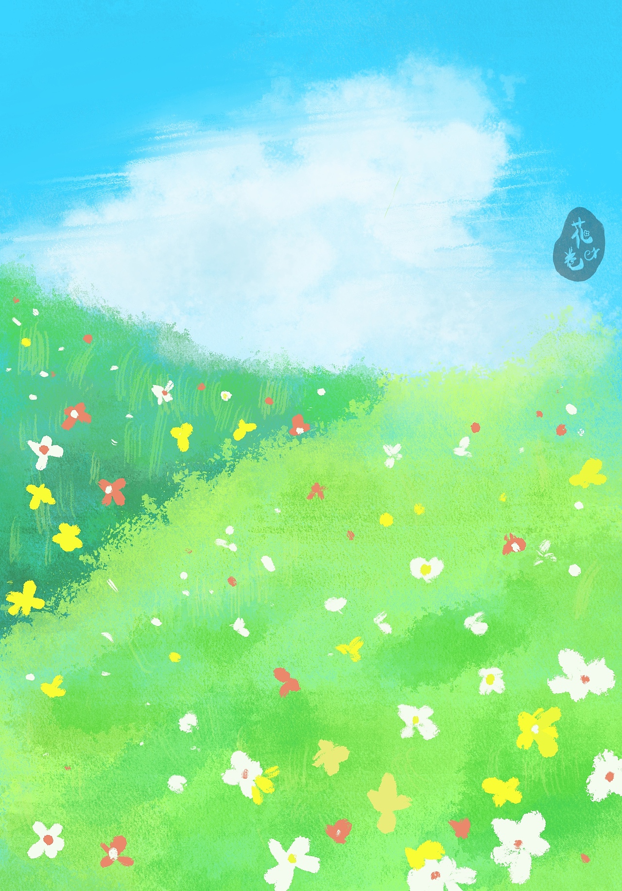 手绘笔刷联系-春夏秋冬(临摹)