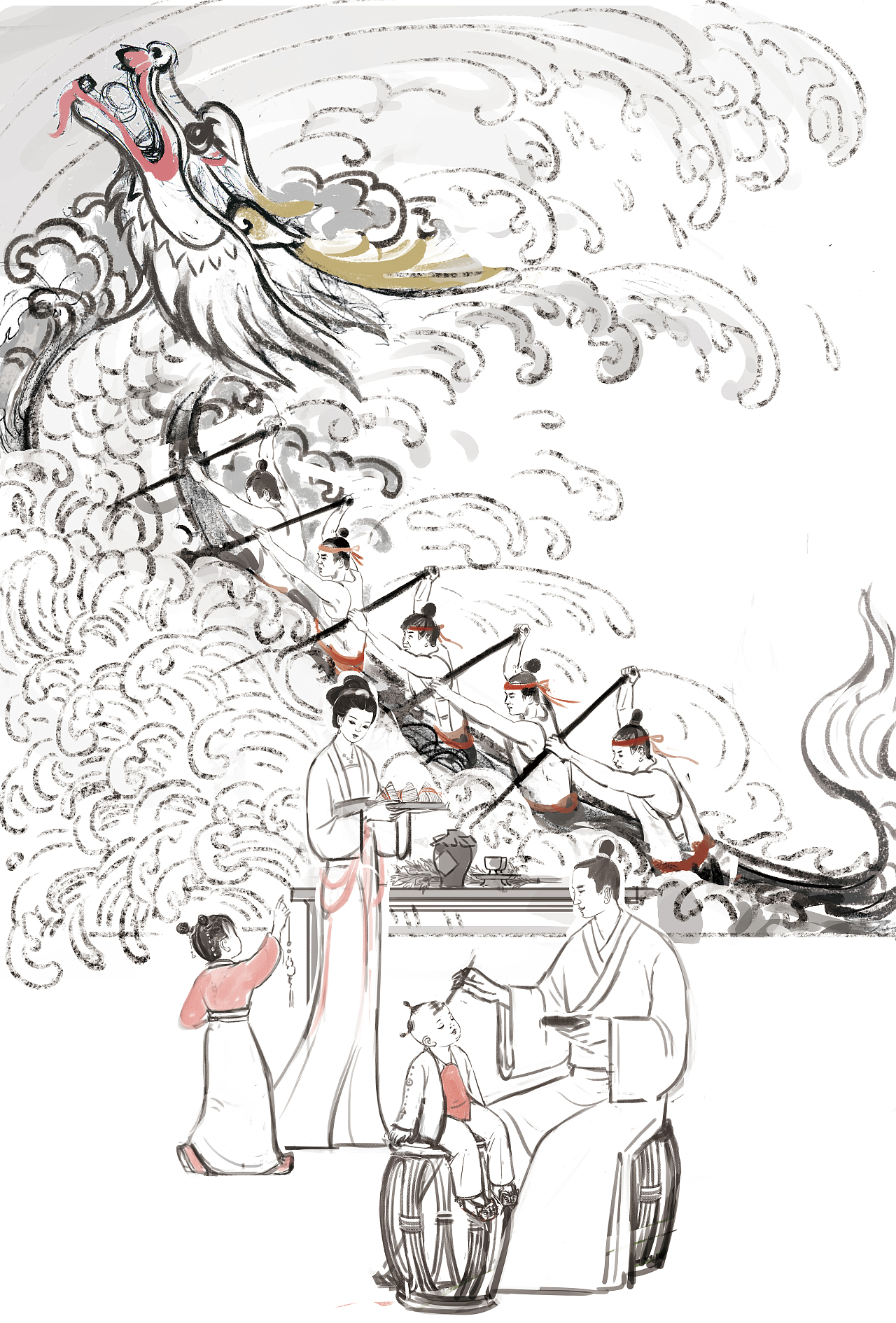 端午节 海报（图ZMzQzNjk5MDUy） - 艺术插画 - 站酷设计师娇子的城原创素材 - 站酷ZCOOL