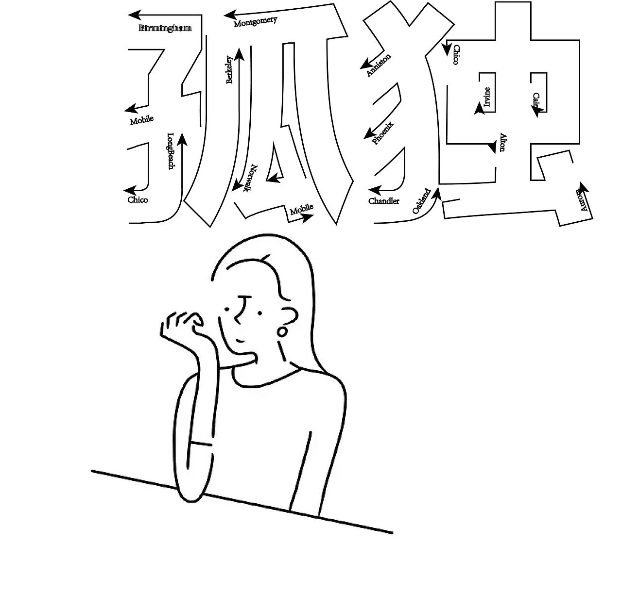 【第七天】字体练习-方向字（图ZMzE3MzIyOTcy） - 字体/字形 - 站酷设计师顾蒋原创素材 - 站酷ZCOOL