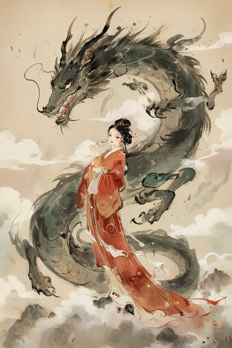 《神秘的东方龙》我的龙年AI守护神