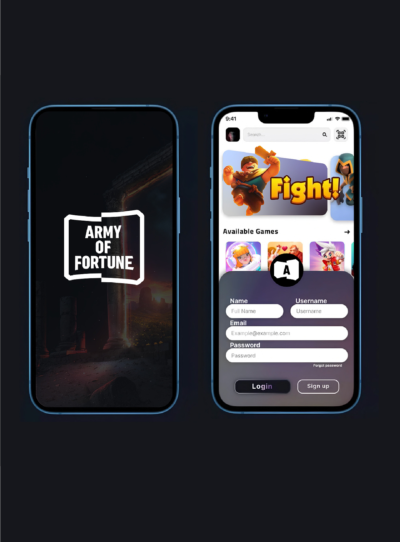 原创设计/伦敦手游平台全案设计