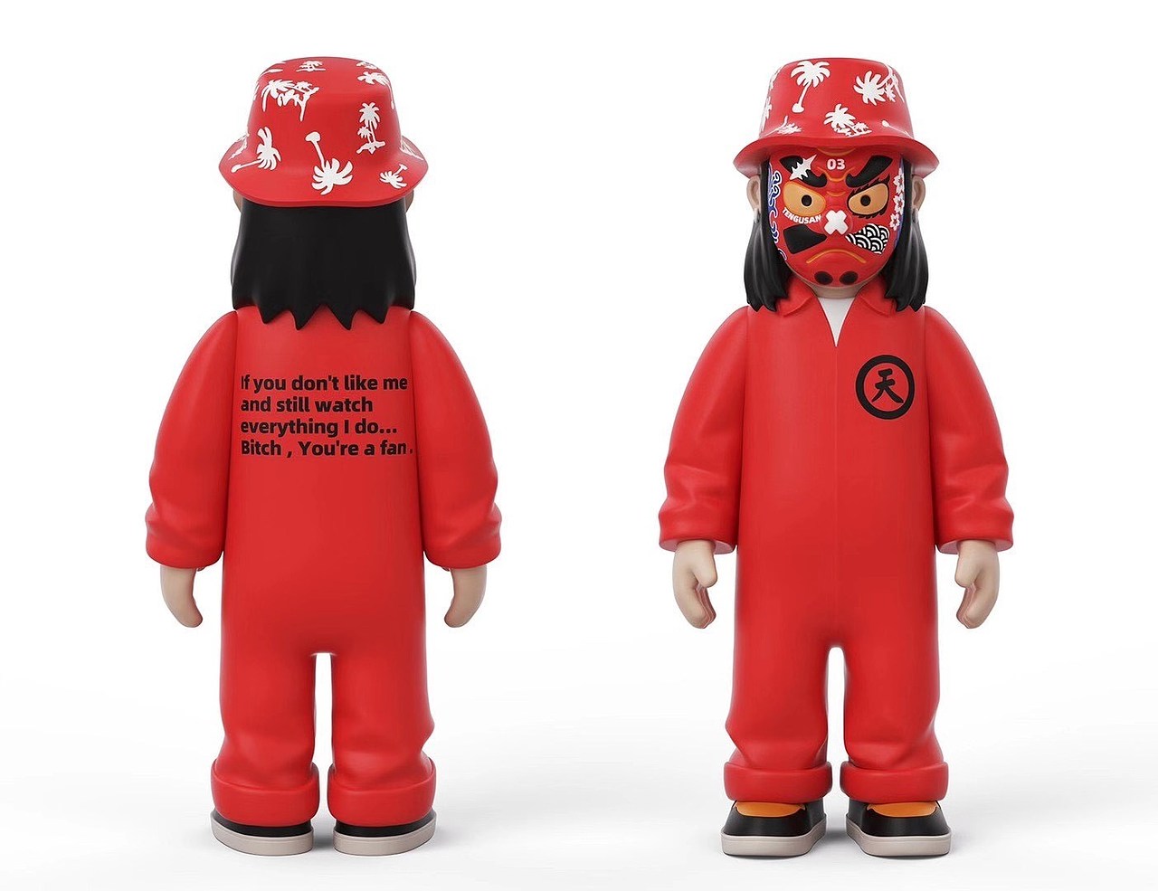 [插画] TenGuSan一代潮玩包装插画