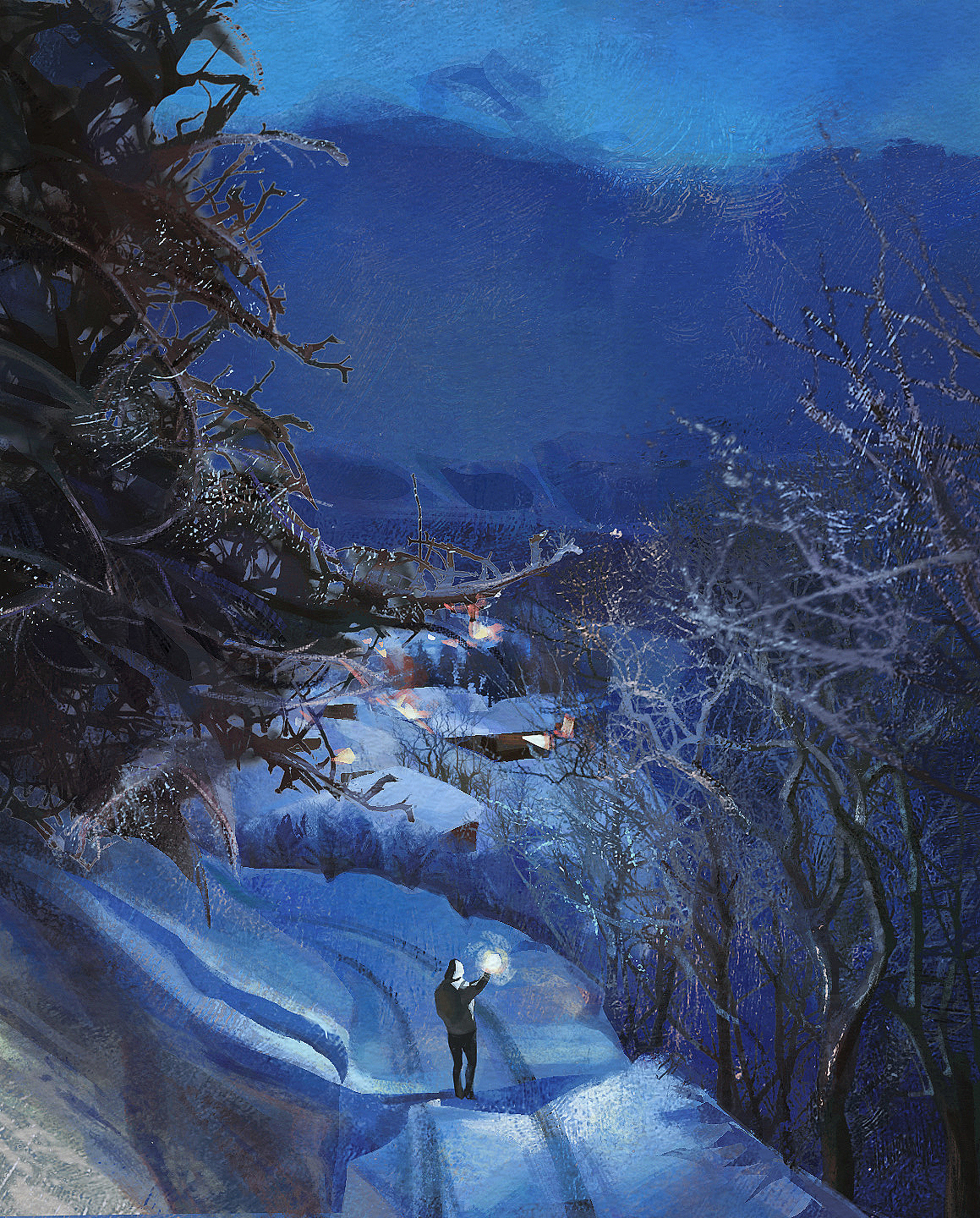 一些场景插画练习