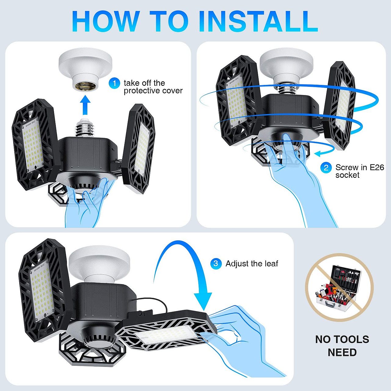 LED车库灯-亚马逊