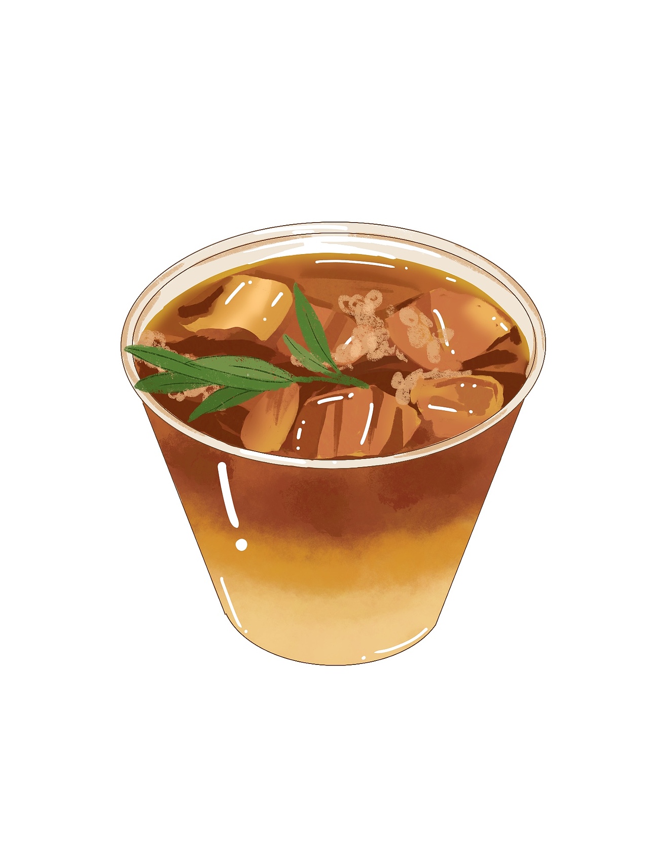 咖啡手绘（图ZMzQ5NzkwMTcy） - 商业插画 - 站酷设计师粟田o原创素材 - 站酷ZCOOL