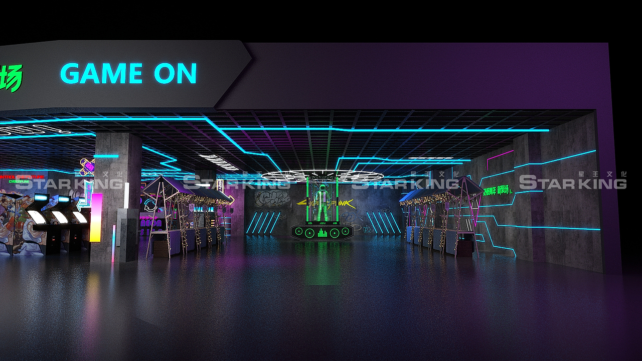 赛博朋克网红美陈打卡点（图ZMzM1MzIzOTg0） - 其他空间 - 站酷设计师活动设计啊辉原创素材 - 站酷ZCOOL