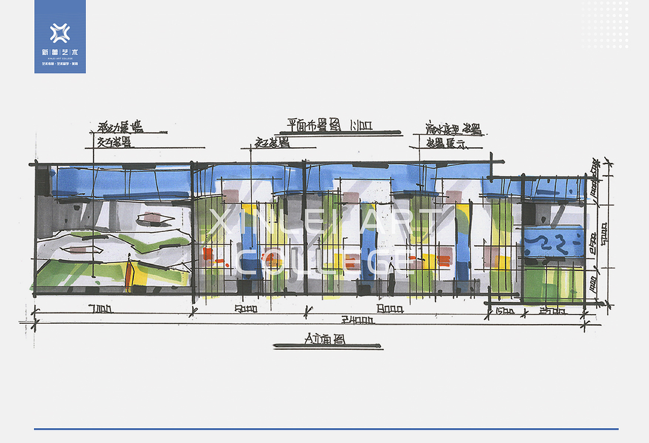 展示陈列设计手绘/科普展示设计手绘