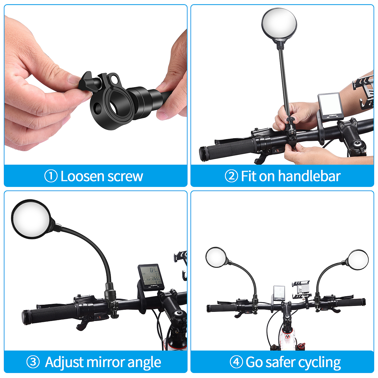 自行车后视镜 亚马逊