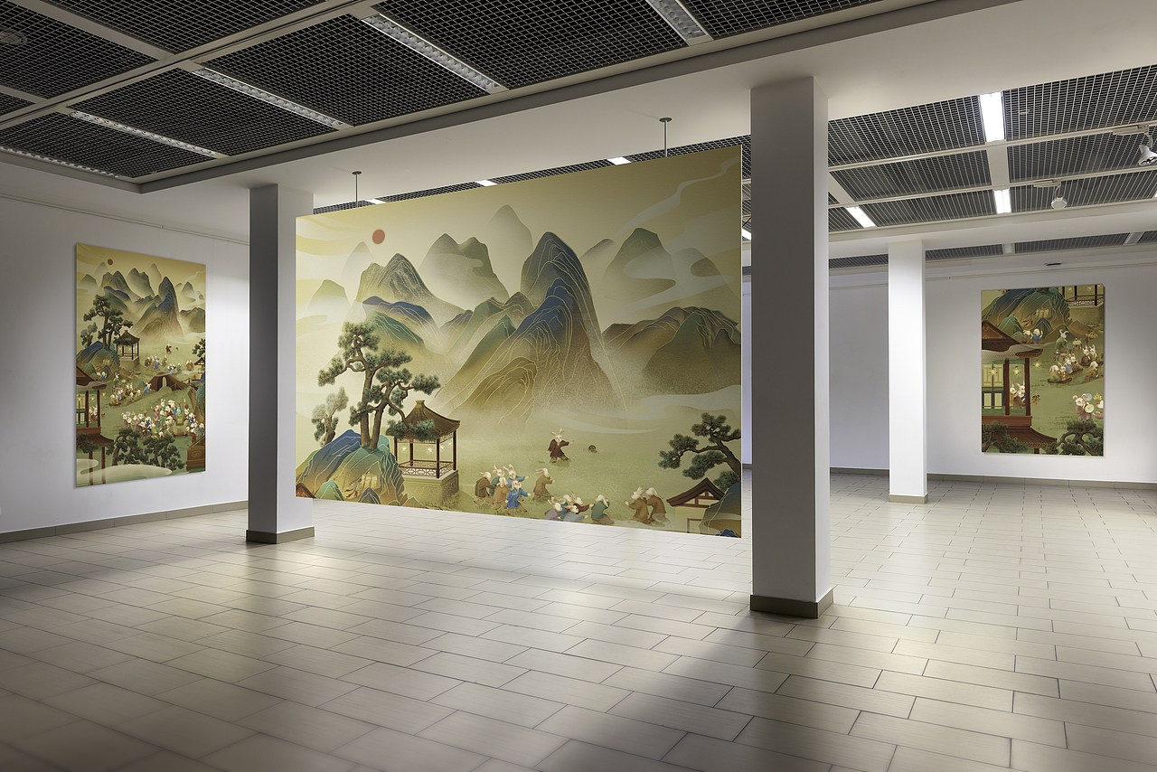 《太平有象》--古画重绘（图ZMzM1Mjc0Nzky） - 商业插画 - 站酷设计师饼饼画饼原创素材 - 站酷ZCOOL