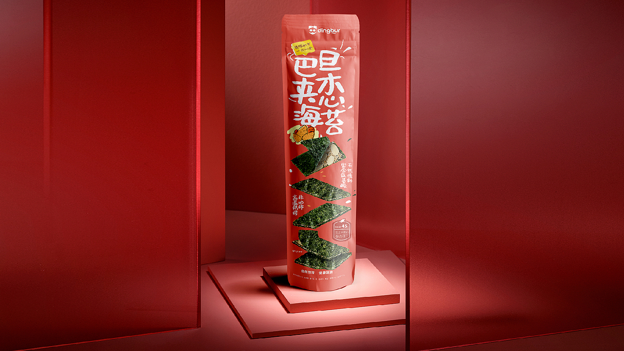海苔包装（图ZMzYxOTI4Mjgw） - 包装 - 站酷设计师睡不醒sleeping88原创素材 - 站酷ZCOOL