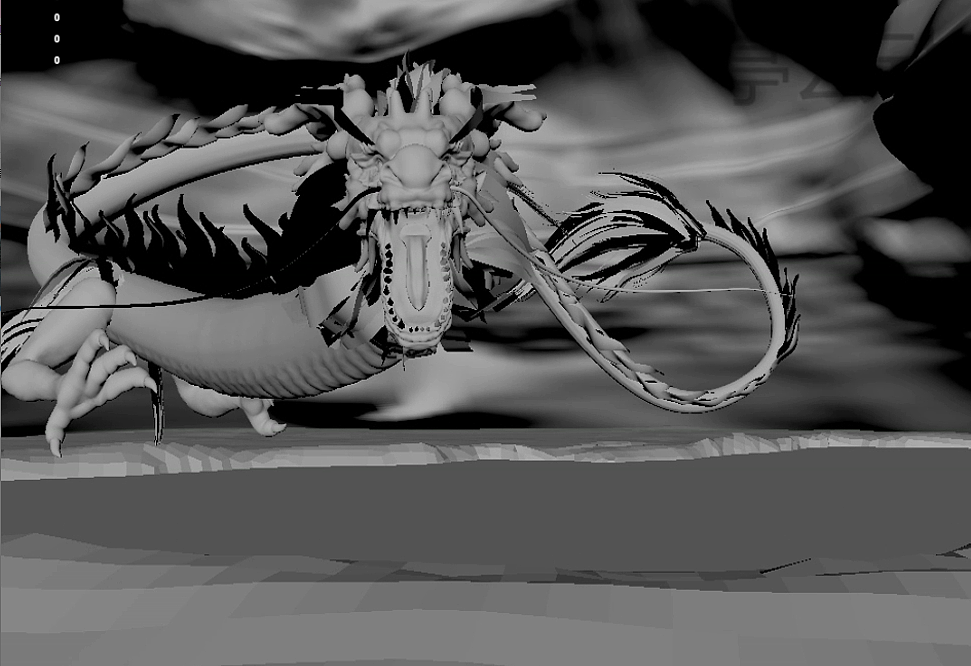 maya制作龙的飞行动画