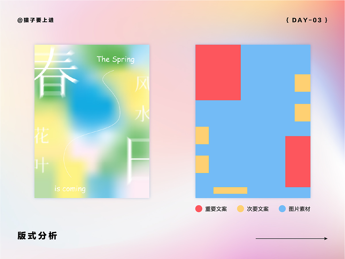 【Day03】平面创作营 — 作业（图ZMzI0OTc2NzA0） - 海报 - 站酷设计师猫子要上进原创素材 - 站酷ZCOOL