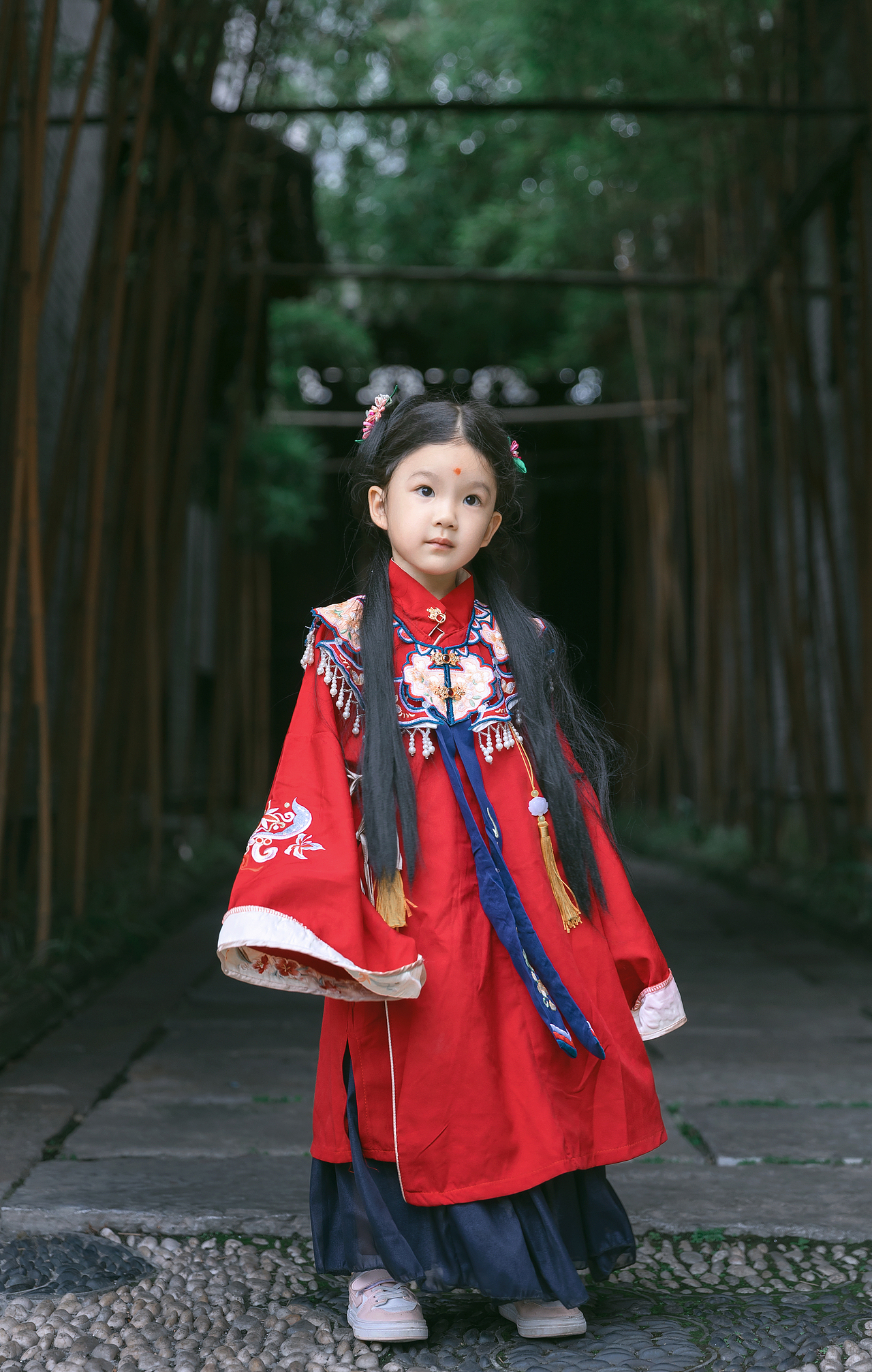 儿童汉服拍摄